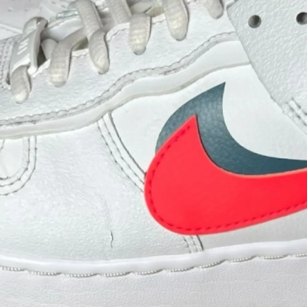 Nike Womens Air Force 1 Shadow White Sneakers